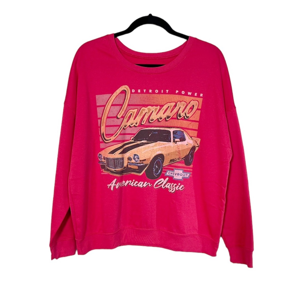CAMARO Comfy Casual American Classic Graphic Print Sweatshirt size Large